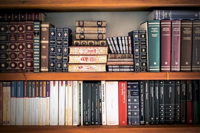 legal books on a shelf