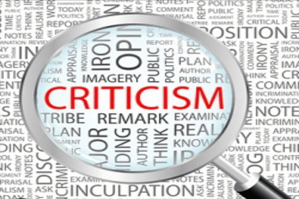 criticism and other words under a magnifying glass