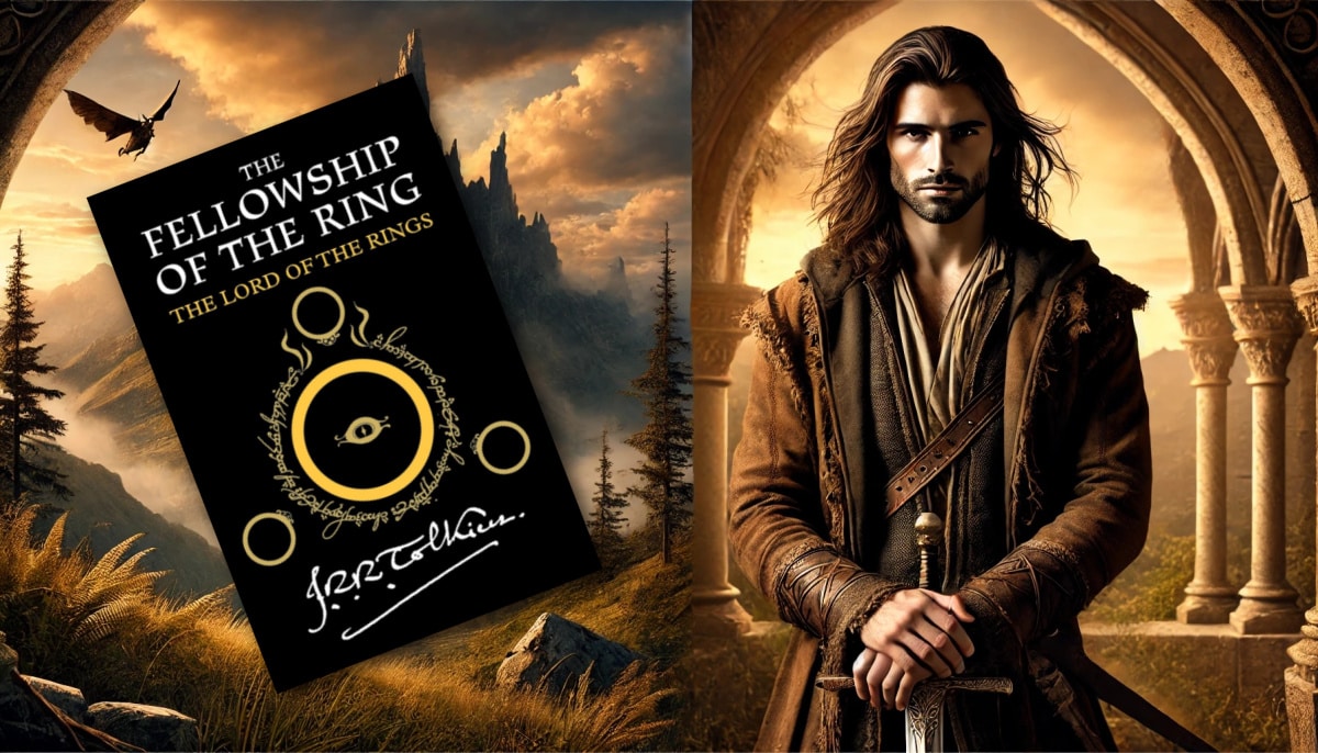 AI imagining of Aragorn from The Lord of the Rings Trilogy by J.R.R. Tolkien