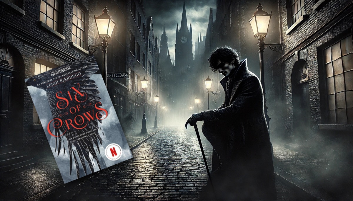 AI imagining of Kaz Brekker from Six of Crows Book boyfriend