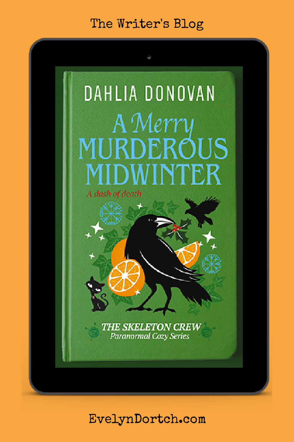 book cover of A Merry Murderous Midwinter by Dahlia Donovan