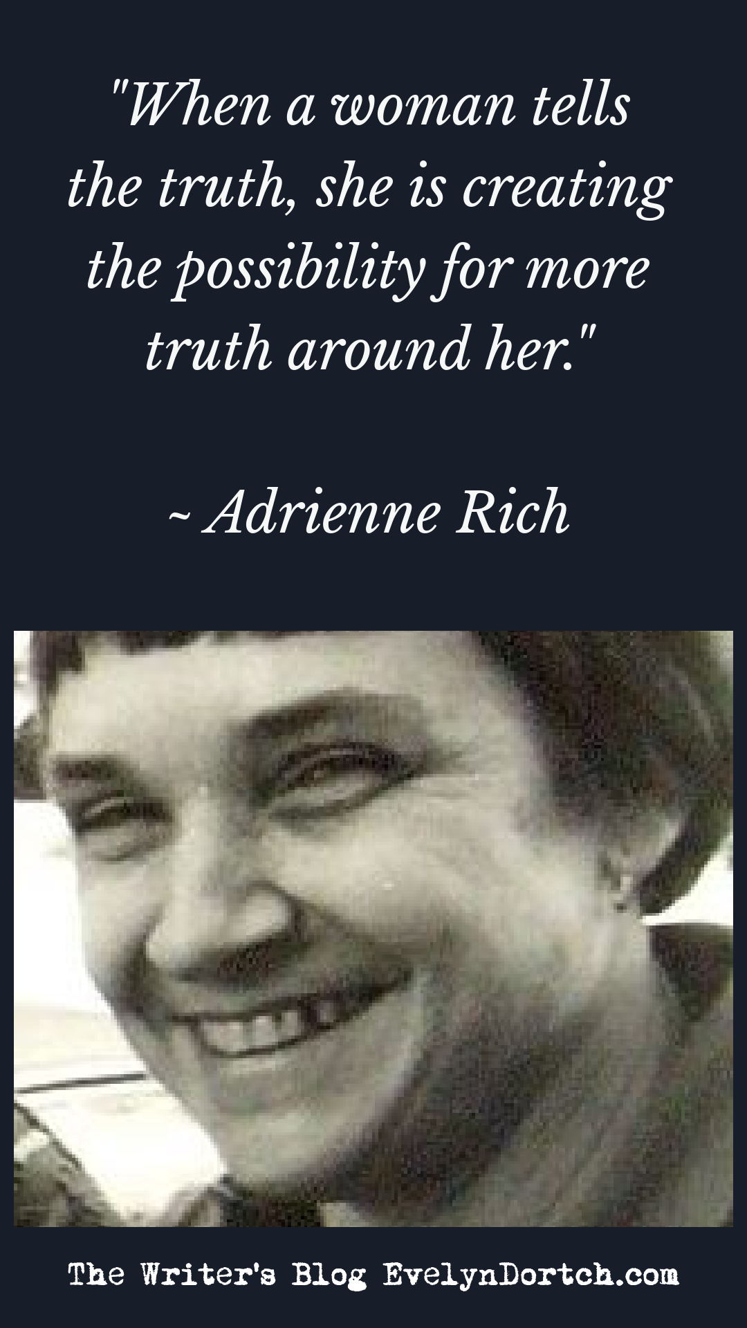 quote from Adrienne Rich