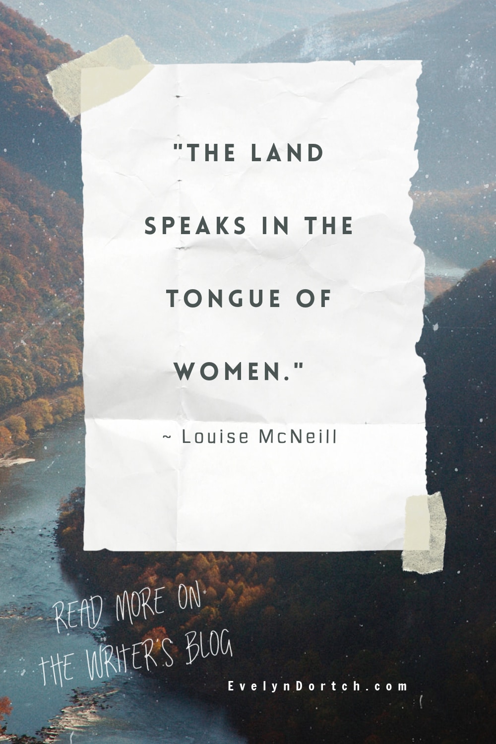 quote from Louis McNeill from West Virginia poet