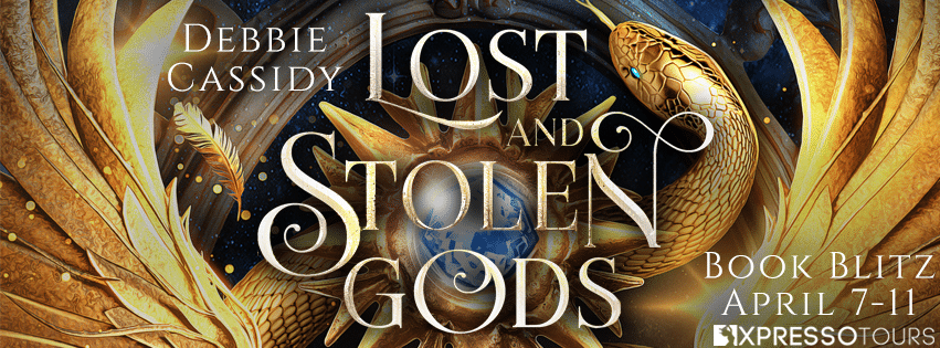Tour banner for Lost and Stolen Gods xpresso books