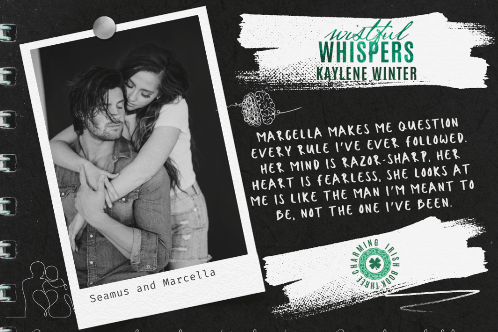 Seamus and Marcella from the Wistful Whispers book by Kaylene Winter